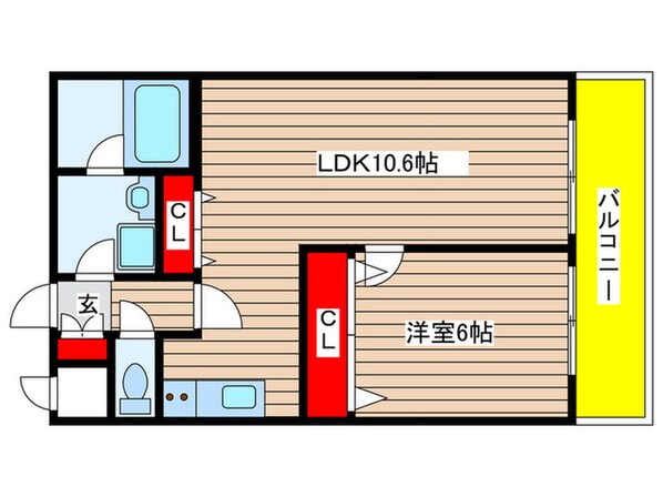 ＥＳＳＥ栄の物件間取画像